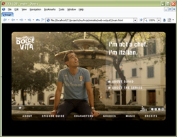 David Rocco Mini-site: Season 1